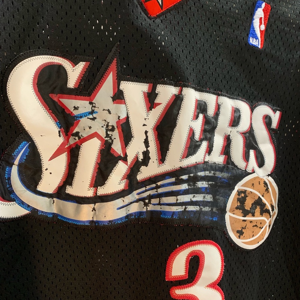 OG GOAT Allen Iverson Replica 76ers Jersey